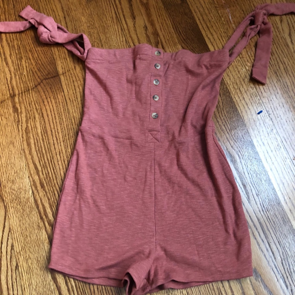 Free People rust romper XS NWT